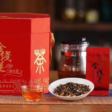 特价【金线莲养肝茶】八角桶一桶60泡半斤装送茶壶一个