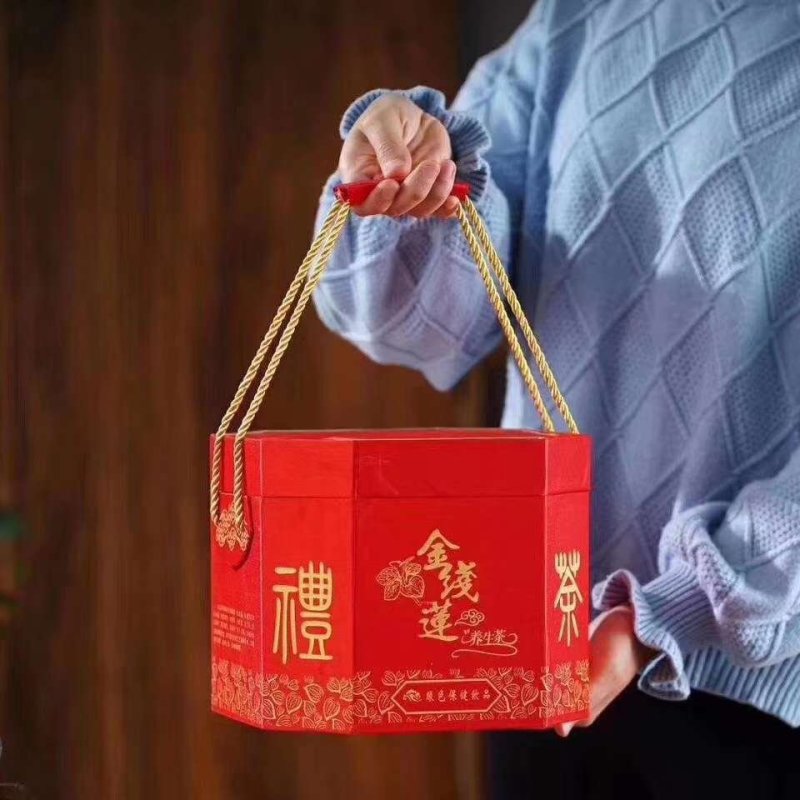 特价【金线莲养肝茶】八角桶一桶60泡半斤装送茶壶一个
