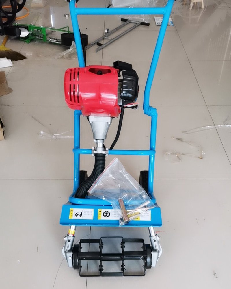 手推式双杆除草机方便灵巧全方位除草厂家直销价格优惠