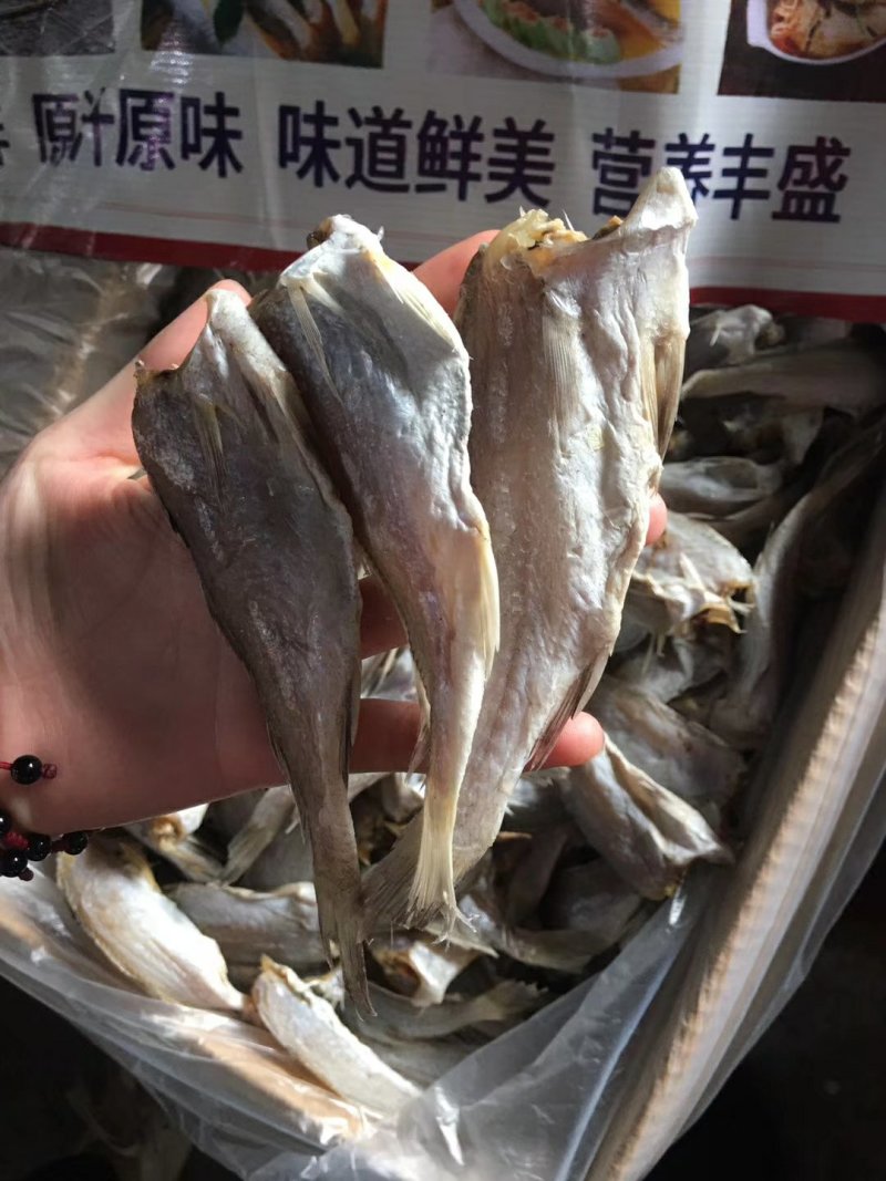 深海天然黄花鱼干去头黄花鱼干送广告录音