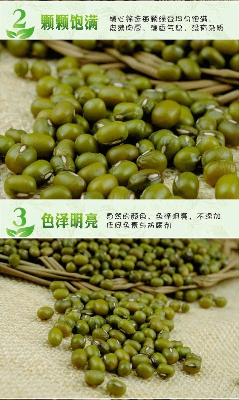 东北特产～绿小豆～质量好口感好！