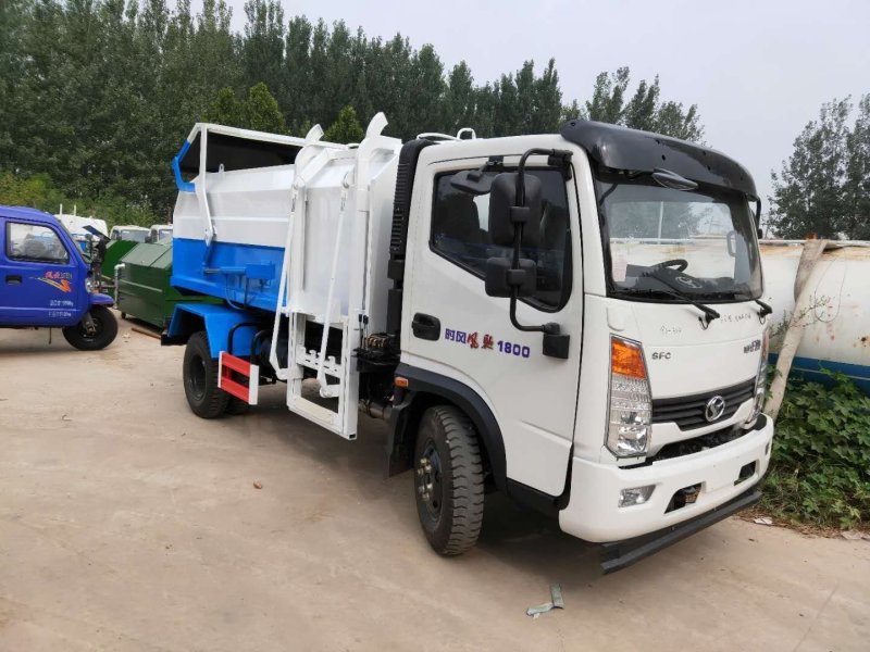 电动挂桶垃圾车小型垃圾清运车