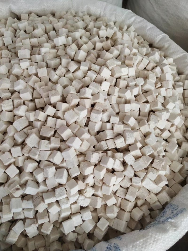 茯苓中心丁，统丁，茯神，方块，茯苓卷（卷茯）碎粒（筛粉）
