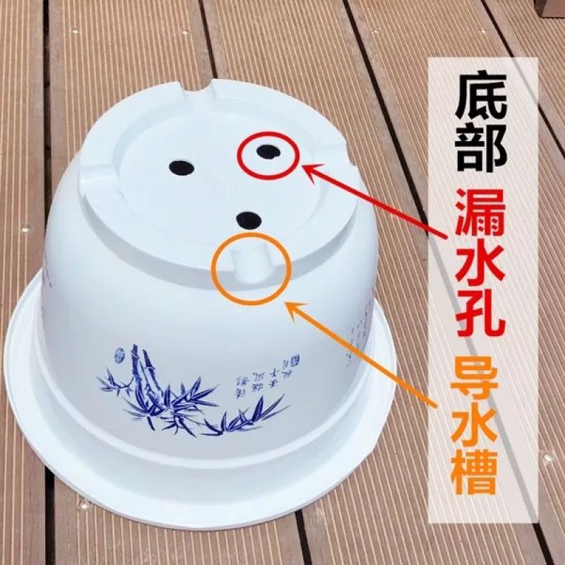 全新PP熟料塑料材质花盆《包邮》耐用抗老化厂家直销批发