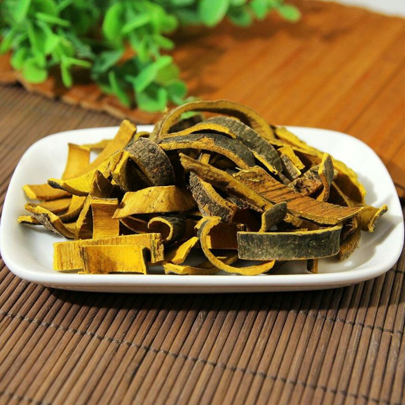 中药材关黄柏片川黄柏干檗木檗皮黄檗黄柏