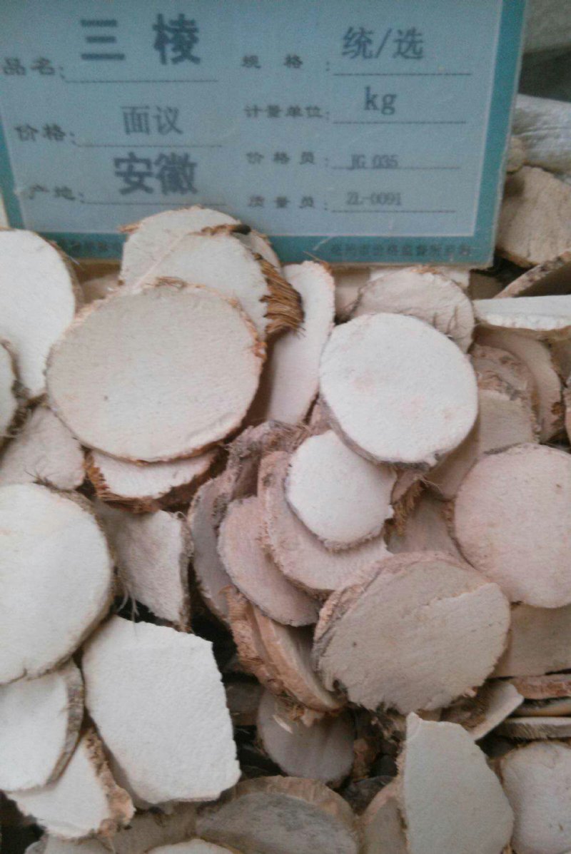 中药材野生荆三棱片三棱干红蒲根