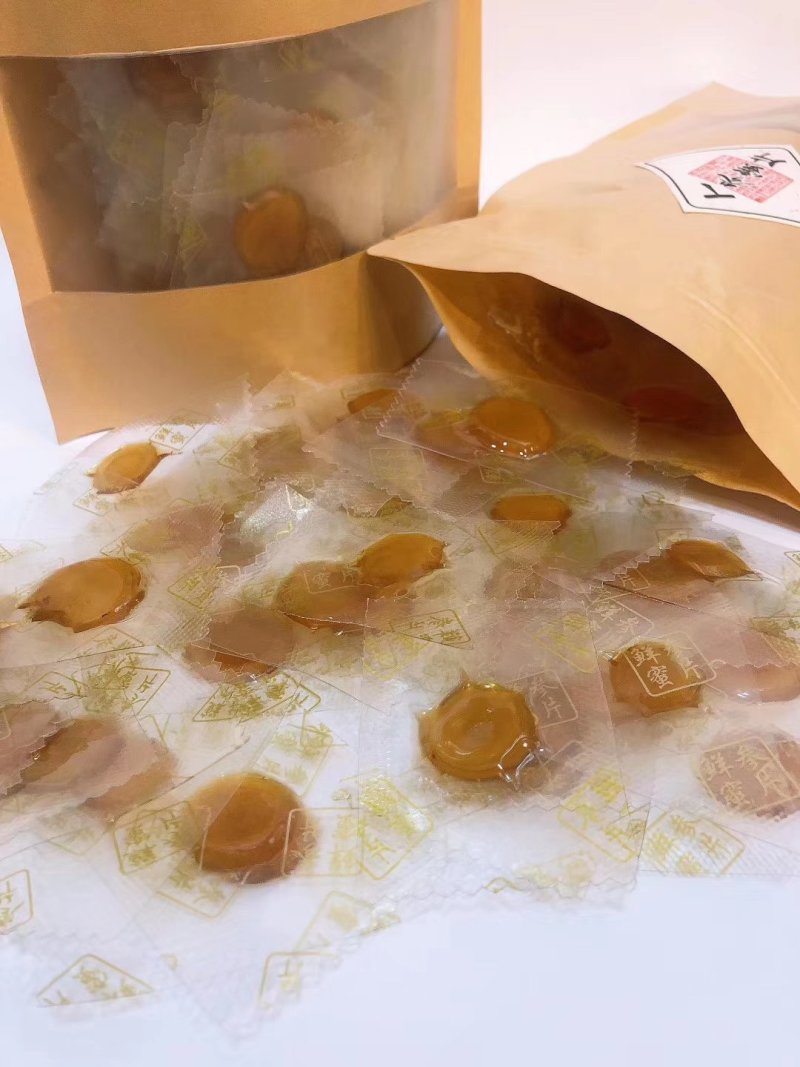 人参蜜片一手货源，品质保证。一袋20斤可配包装，包邮