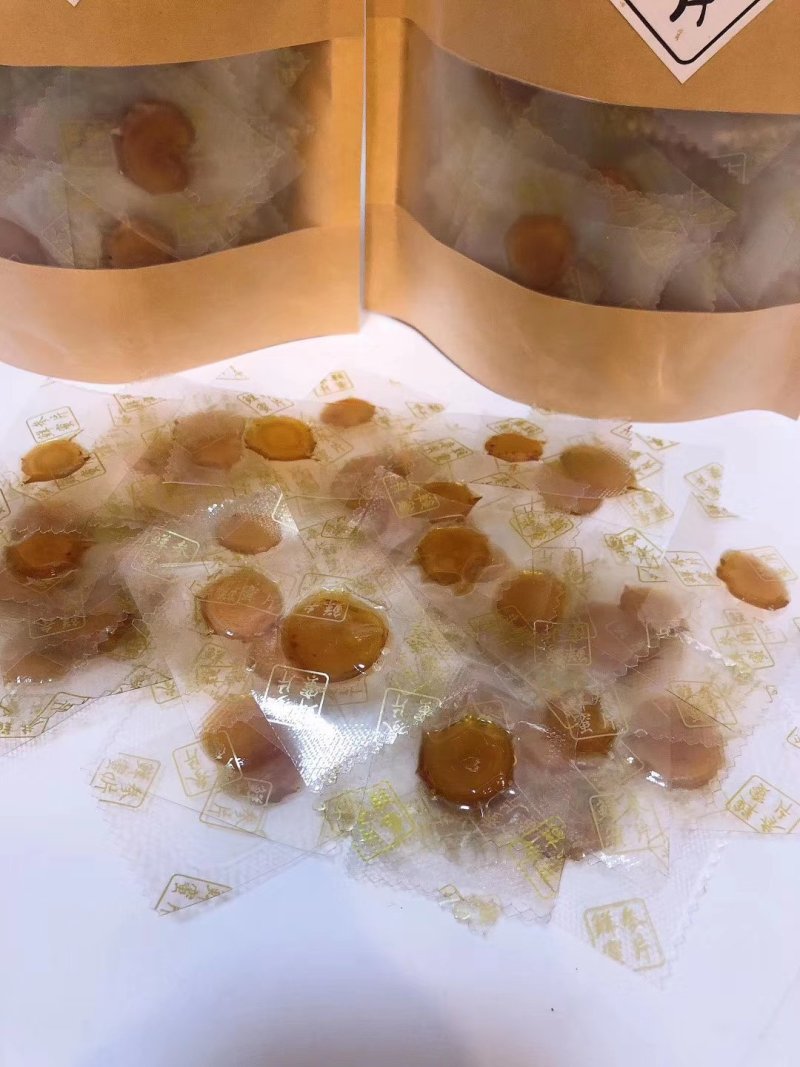 人参蜜片一手货源，品质保证。一袋20斤可配包装，包邮
