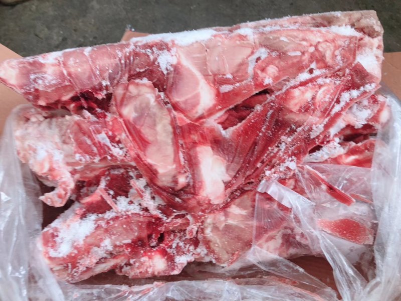 冻猪产品进口分割的叉尾