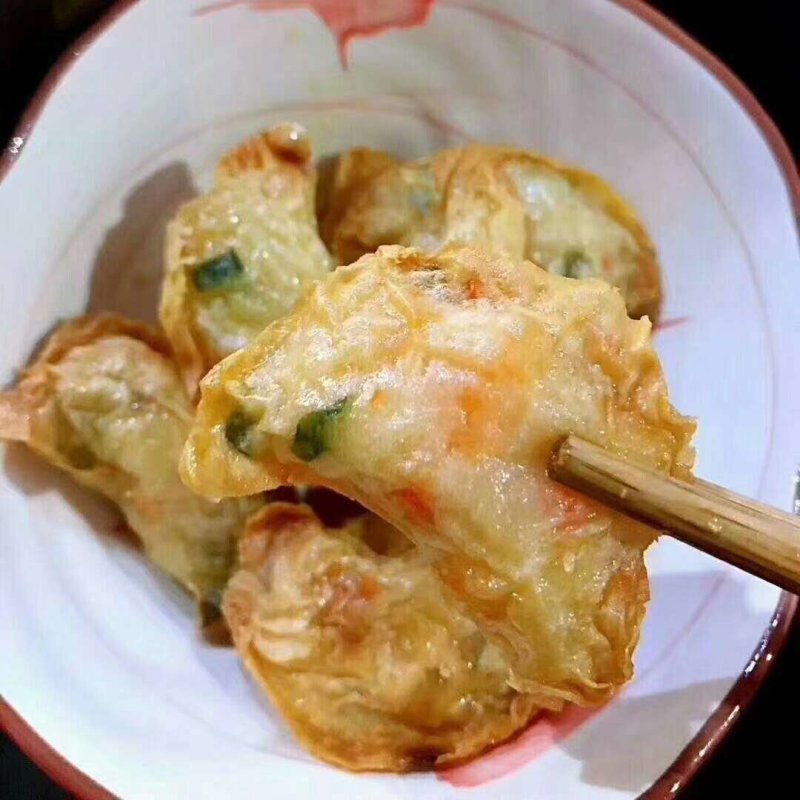 【手工制作】腐皮虾饺鲜香可下汤可炸可煎