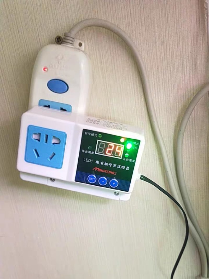 电子控温插座智能温控器温度控制器全自动开关可调数显温控仪