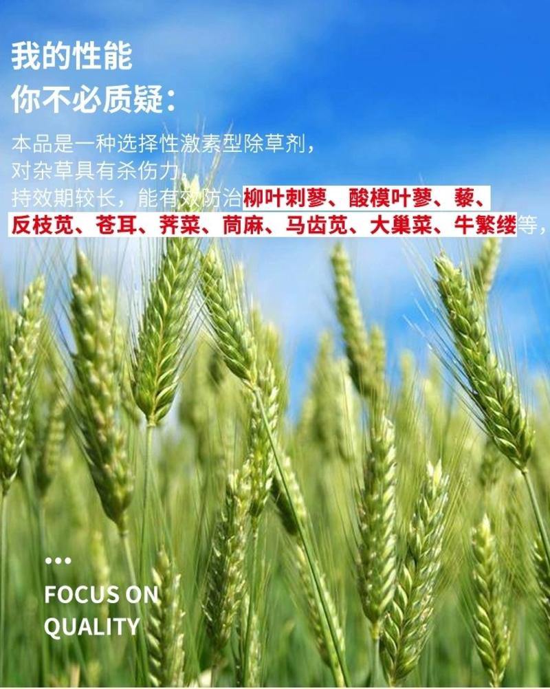 虎极2甲4氯二甲胺盐53%小麦水稻等莎草除草剂混草甘磷