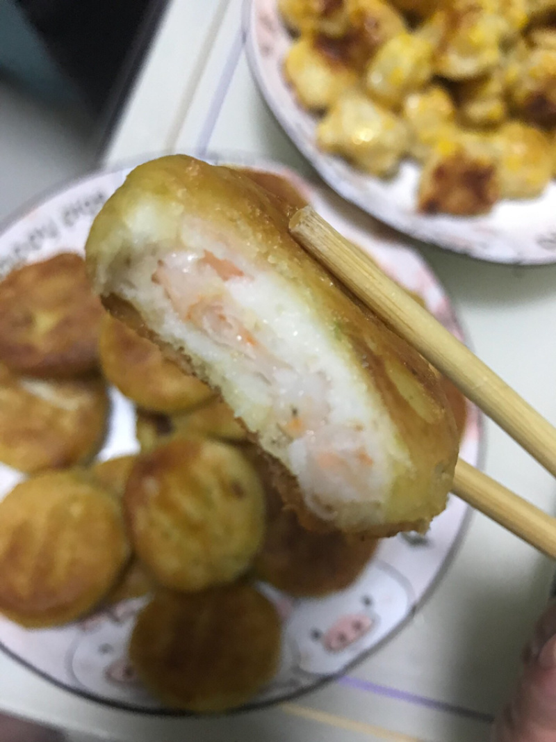 海苔虾仁（鱼香虾饼）纯鳕鱼肉虾仁