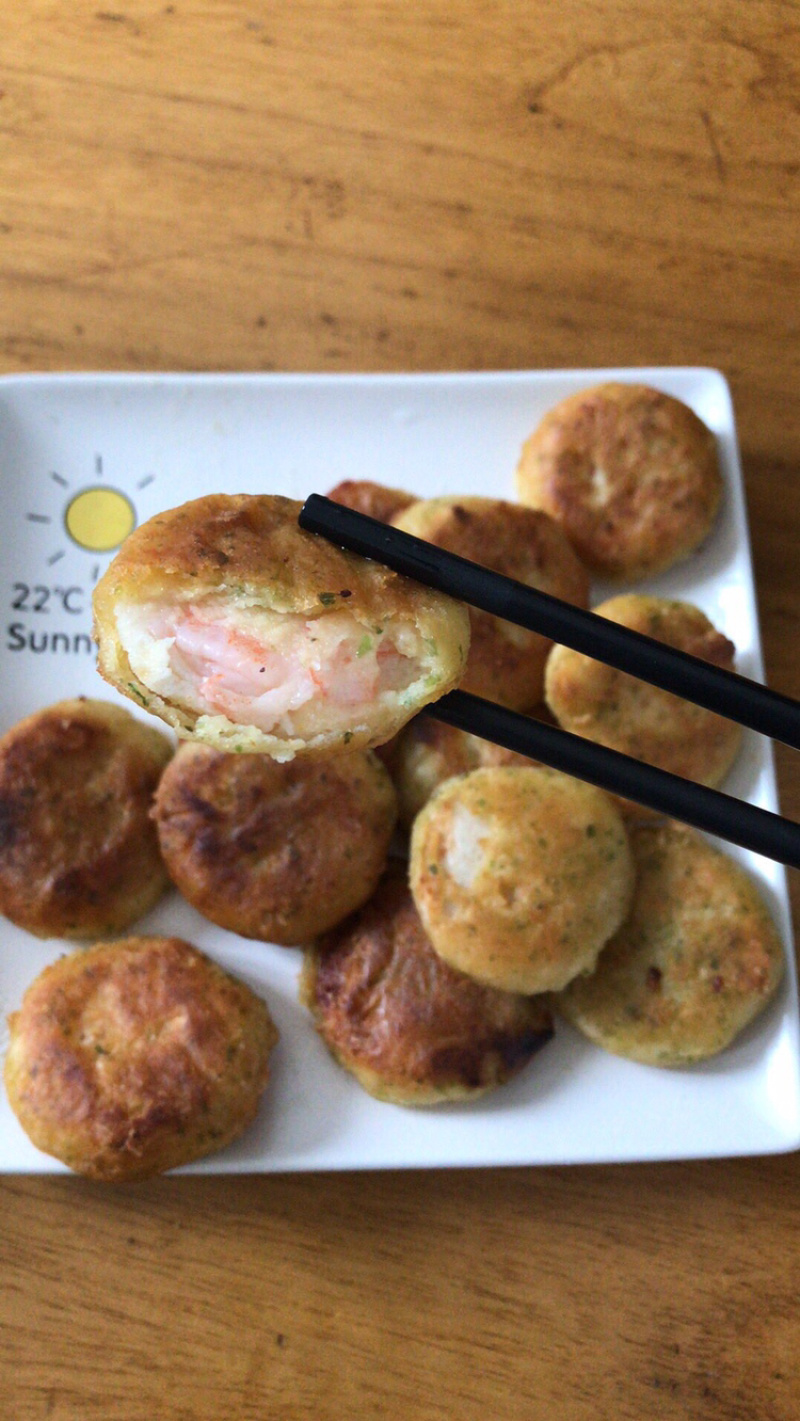 海苔虾仁（鱼香虾饼）纯鳕鱼肉虾仁