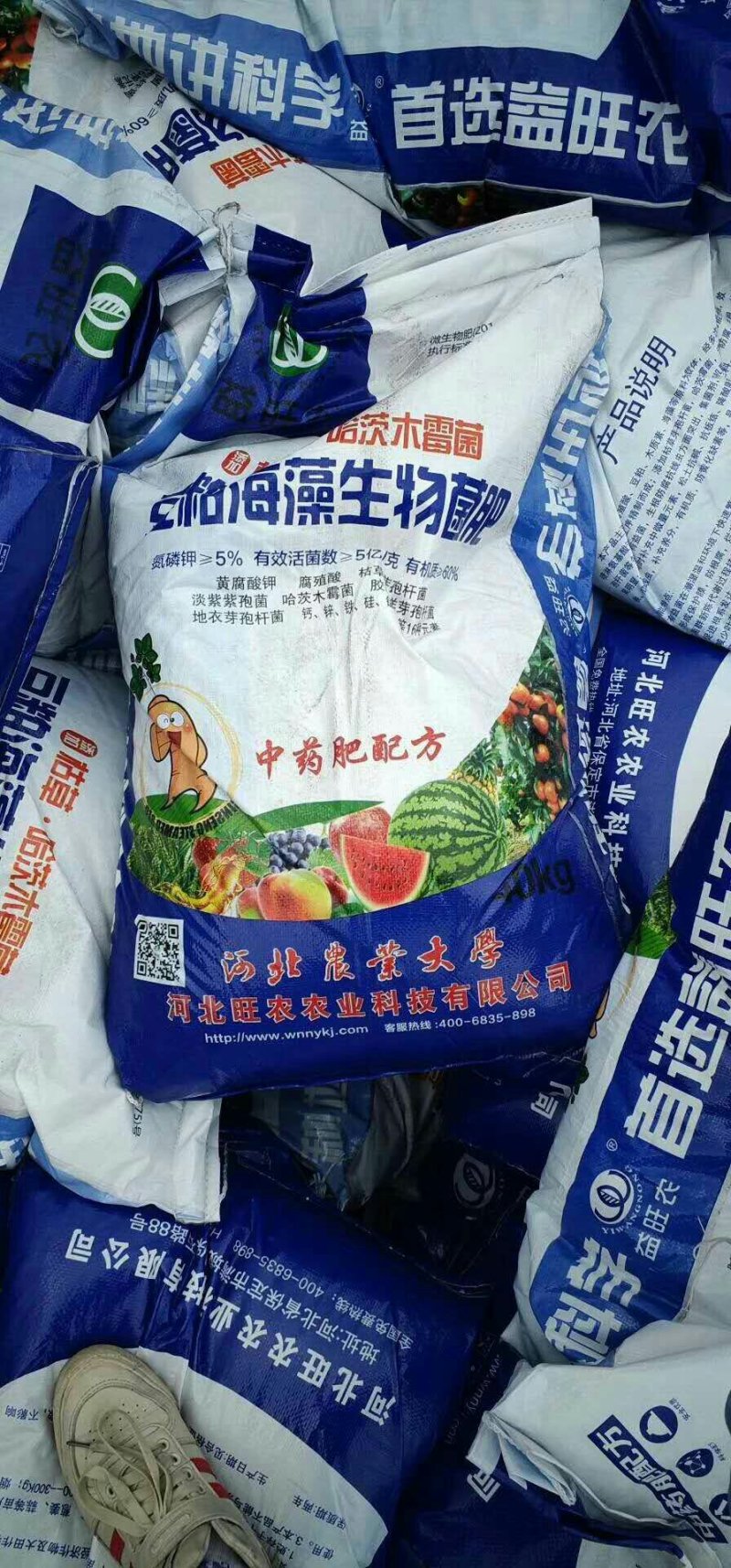 豆粕海藻生物菌肥，河北旺农底肥系列，质量好价格优
