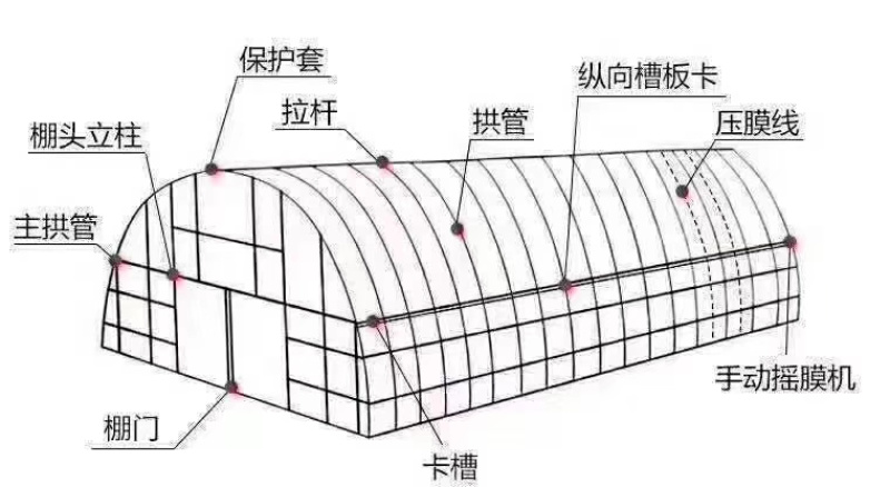 椭圆管大棚钢管代替墙体棚热镀锌椭圆管