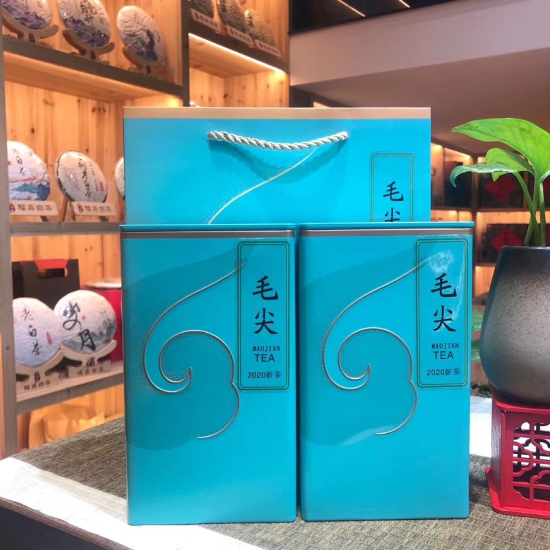 毛尖高山绿茶新茶雨前毛尖高香耐泡500g罐装茶叶