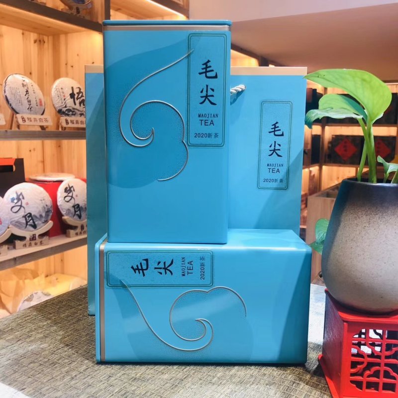 毛尖高山绿茶新茶雨前毛尖高香耐泡500g罐装茶叶