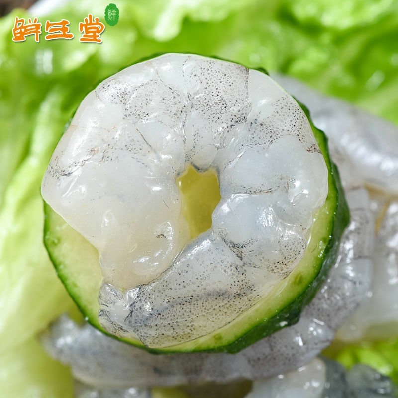 南美青虾仁白虾仁新鲜冷冻水晶大虾仁海鲜无虾线批发包邮