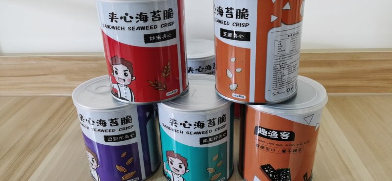 夹心海苔海苔炒米南瓜籽巴坦木芝麻四种口味