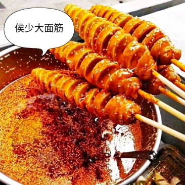 侯少大面筋厂家直销大量批发零售纯手工面筋30克~100克
