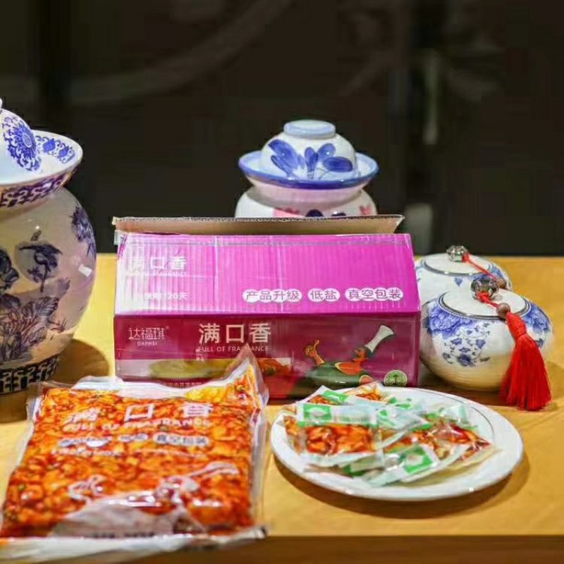 可视频看货达福琪酱菜散装袋装厂家直供咸菜批发满口香