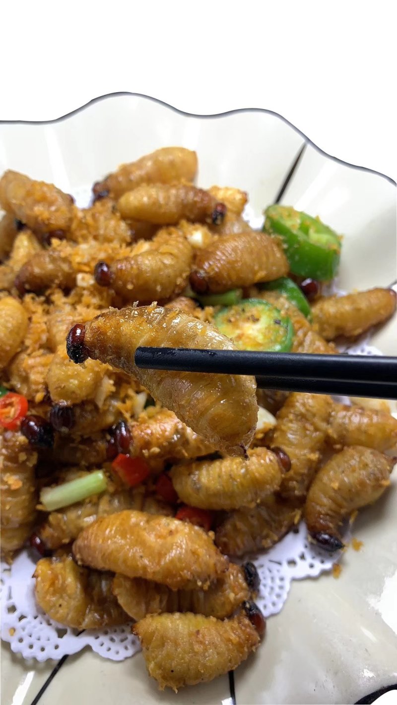 活冻竹虫活虫竹笋虫速冻虫食用竹虫【活竹虫速冻发】