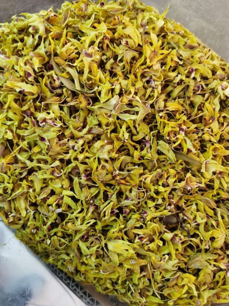 浙江种铁皮石斛花茶干花绿花金黄花