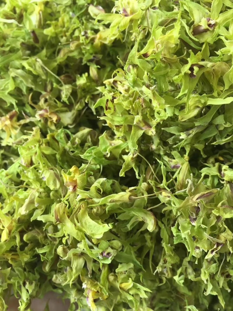 浙江种铁皮石斛花茶干花绿花金黄花