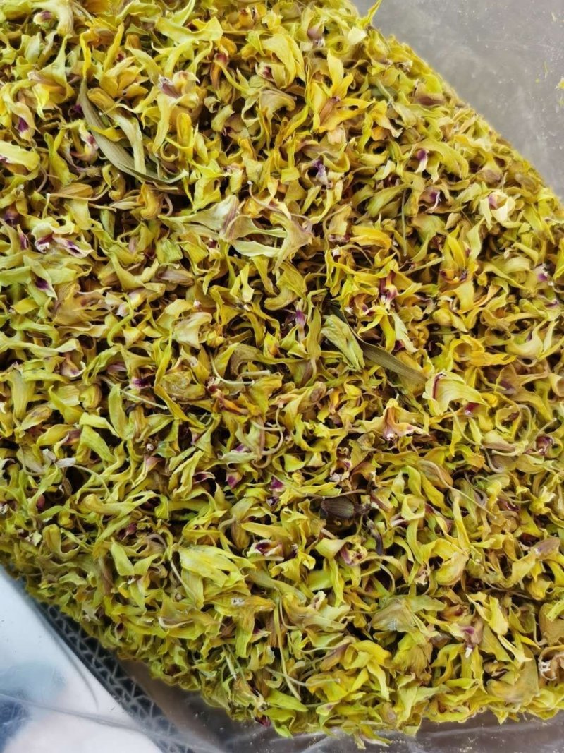 浙江种铁皮石斛花茶干花绿花金黄花