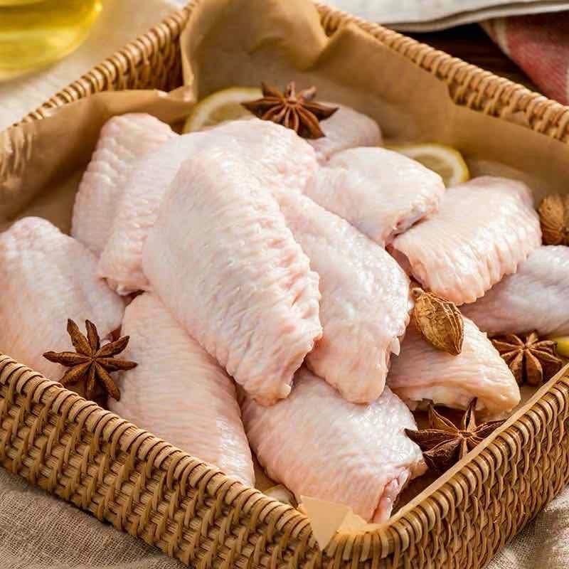 新鲜冷冻鸡翅中鸡翅生鸡翅生鸡中翅20斤整箱批发烧烤