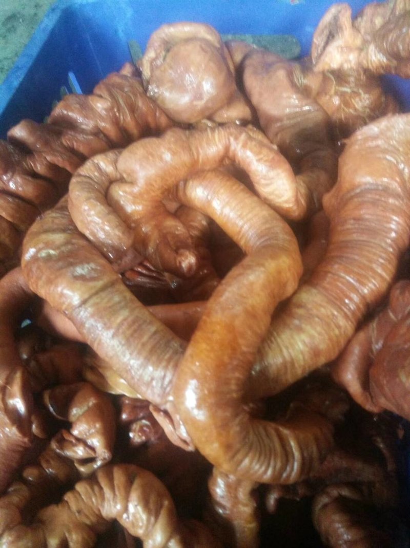 驴肉板肠，定州屠宰场大量批发，颜色好，免洗板肠，熟板肠