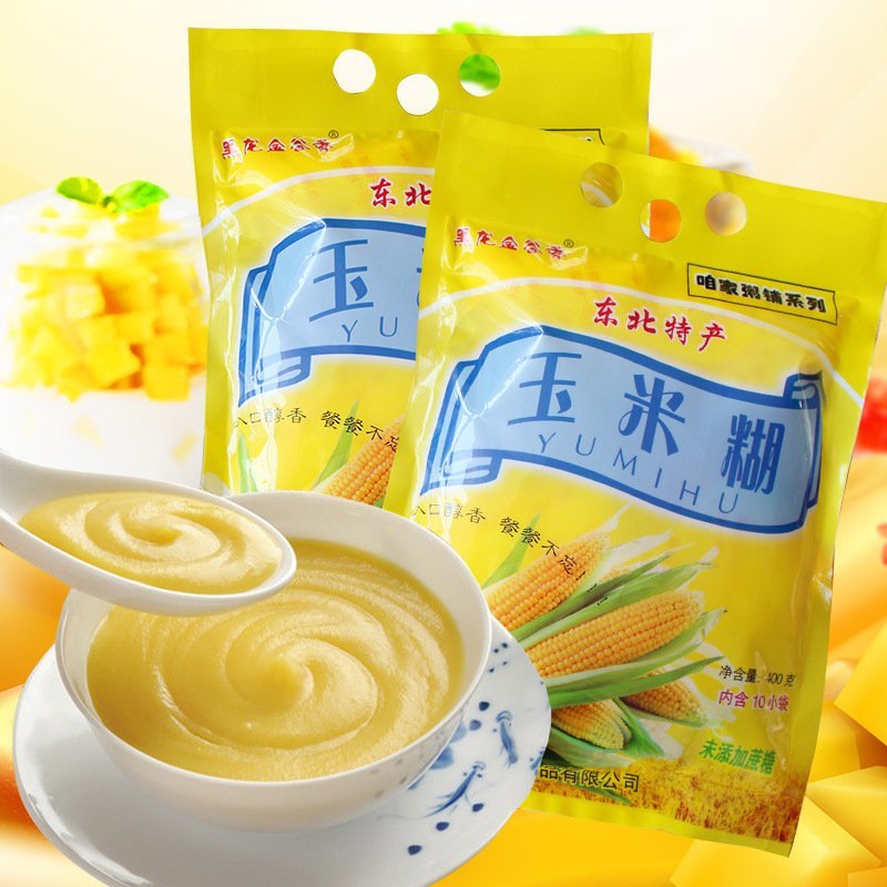 东北即食玉米糊营养米糊熟玉米面