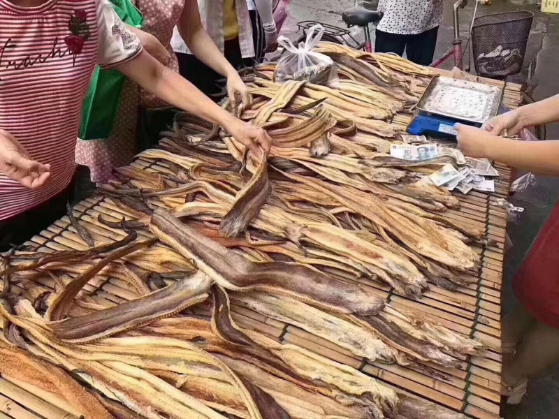 鳗鱼干只要你出摊各大小市场都好卖【摆摊赶集】