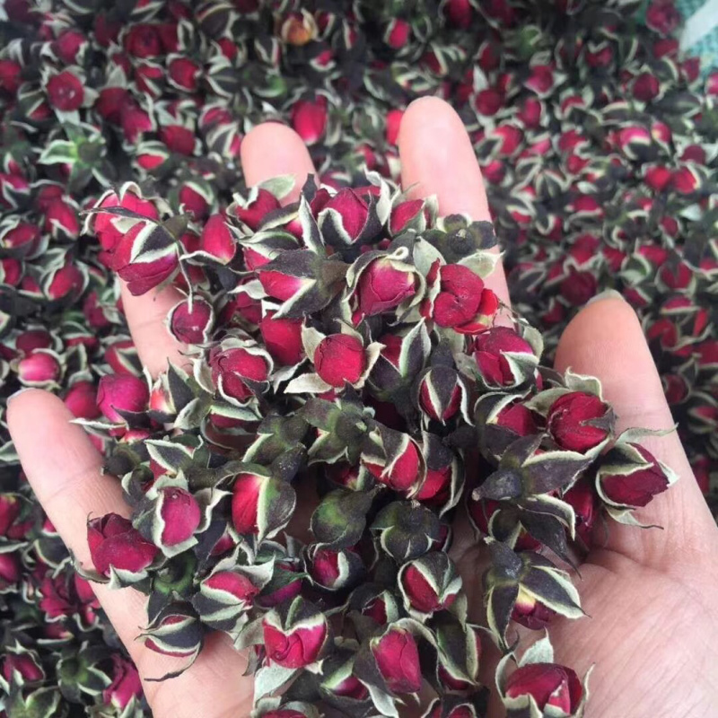 玫瑰花茶云南墨红玫瑰金边玫瑰花茶产地直供