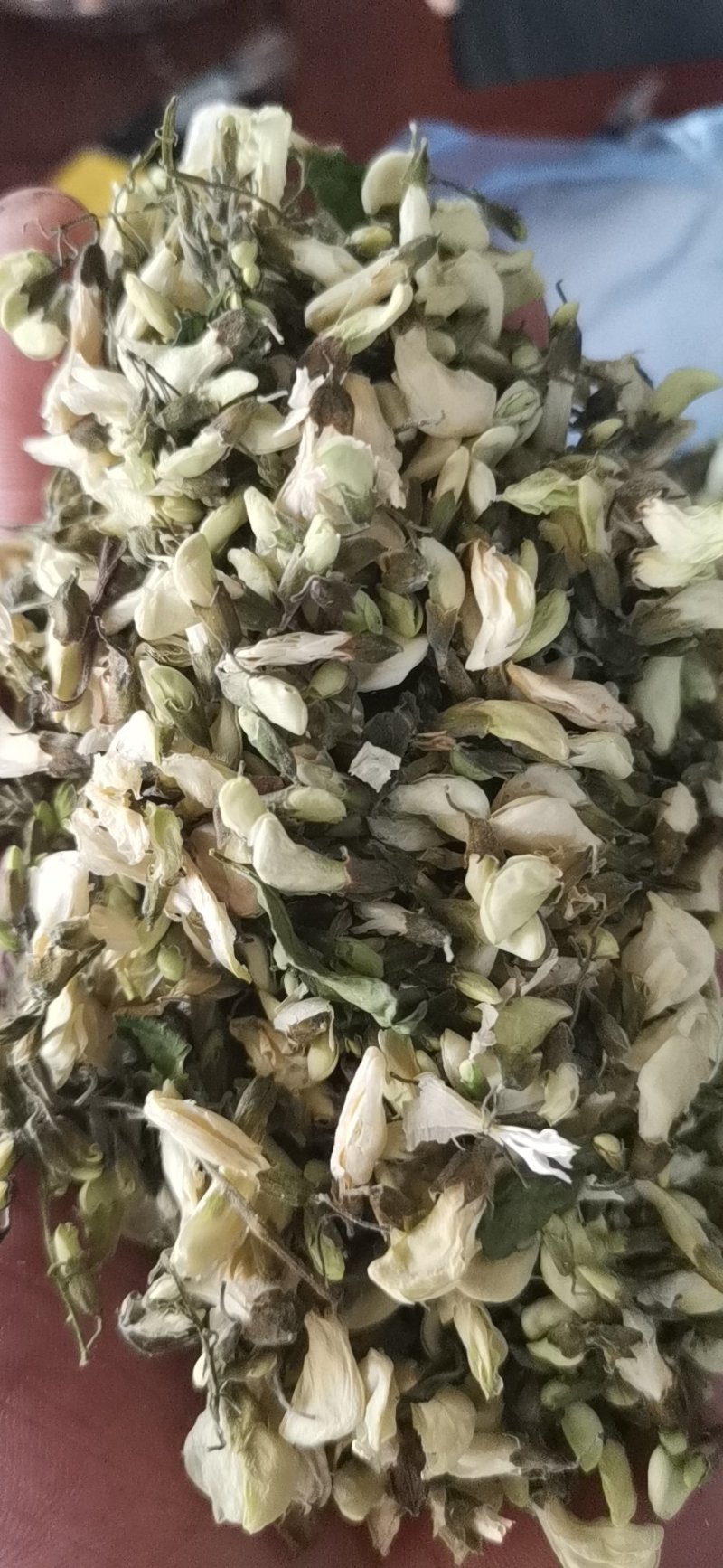 农家晒干全干洋槐花