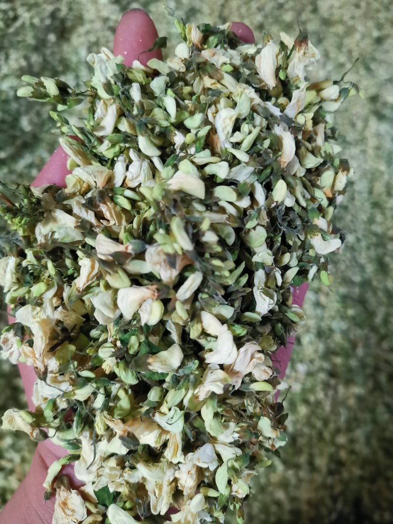 农家晒干全干洋槐花