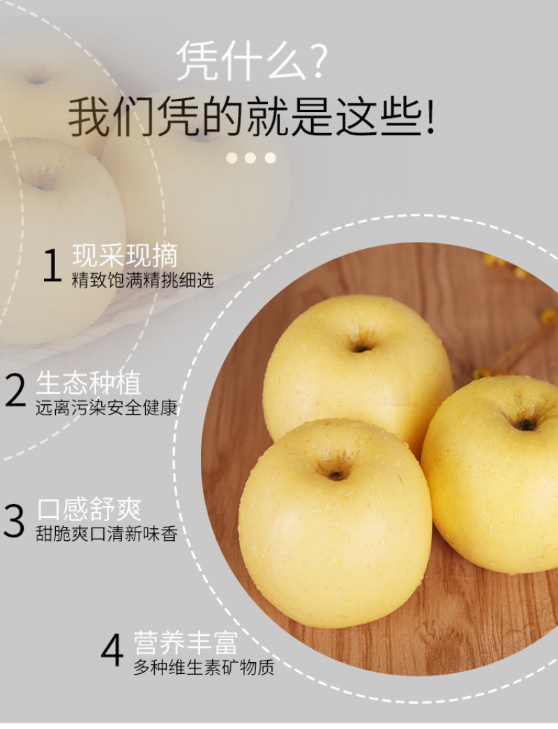 【奶油富士苹果】5斤大果，一件代发，包邮坏果包赔！
