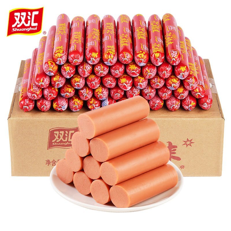 双汇火腿肠批发28g泡面搭档双汇福来蒸煮淀粉肉肠烧烤