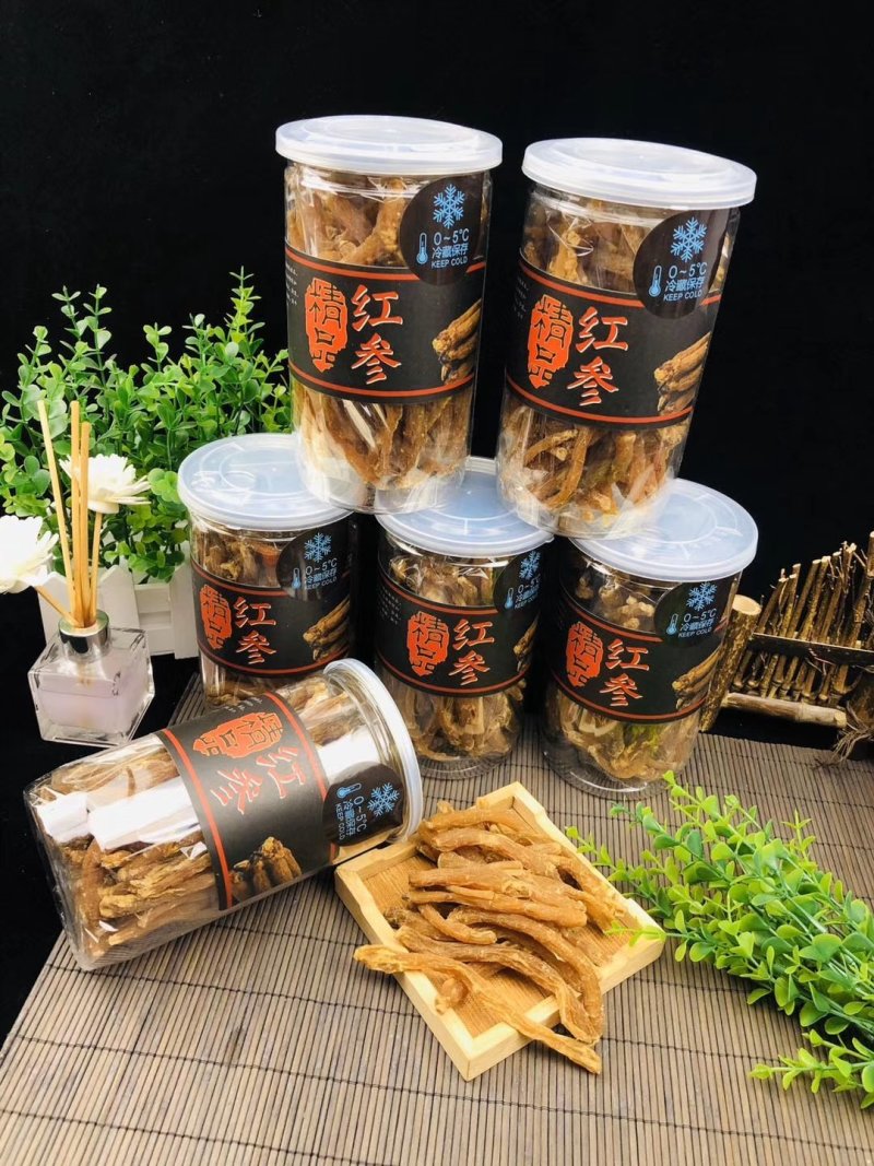 纯长白山本地即使红参开瓶即食超级方便休闲小零食