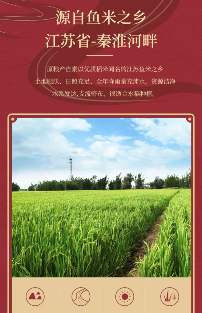 秦淮河苏米，品质大米、一件包邮5斤装！