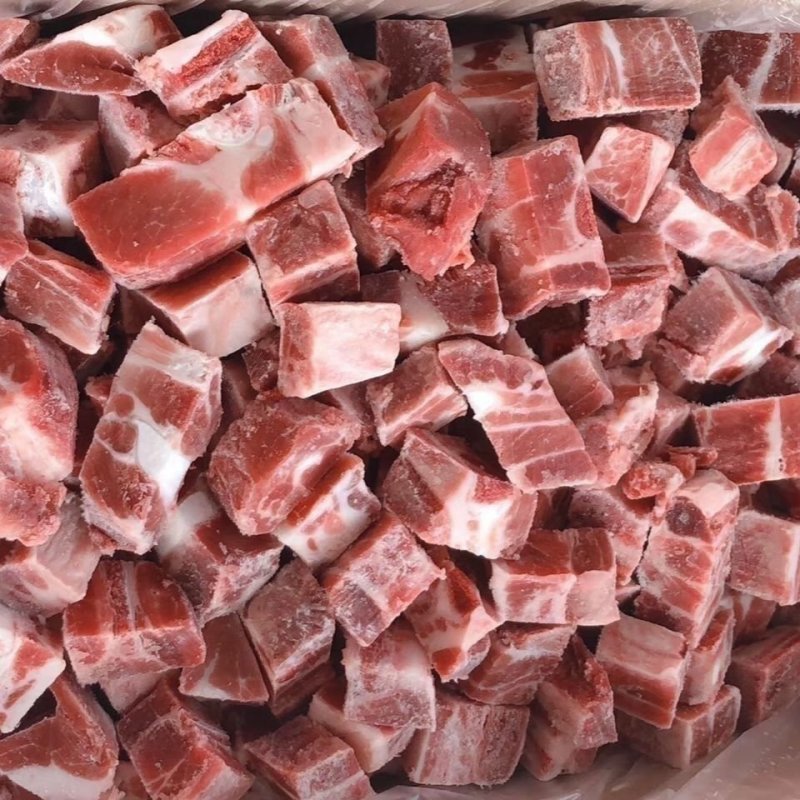 鲜冻猪排骨多肉排骨粒猪排骨块箱装20斤按区域下