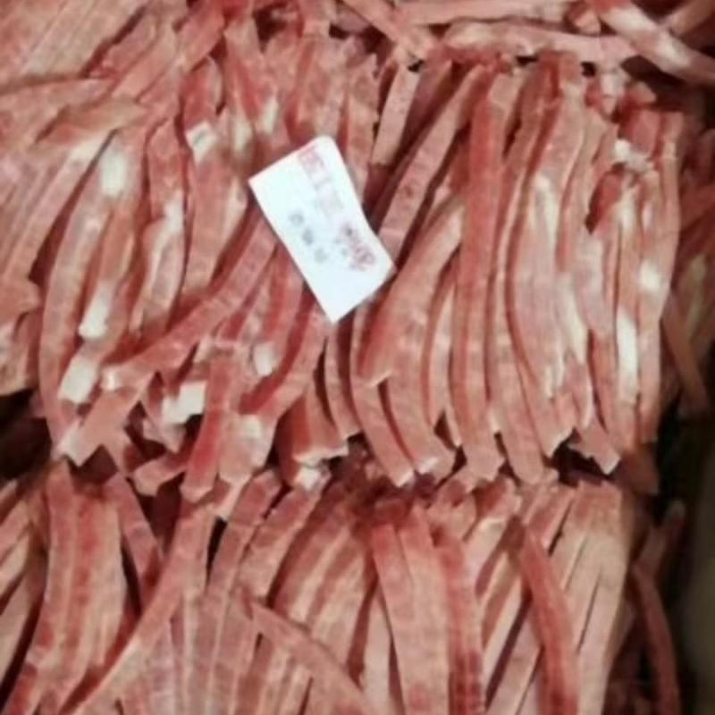 鲜冻猪精肉丝猪肉丝瘦肉丝箱装20斤按区域下单包