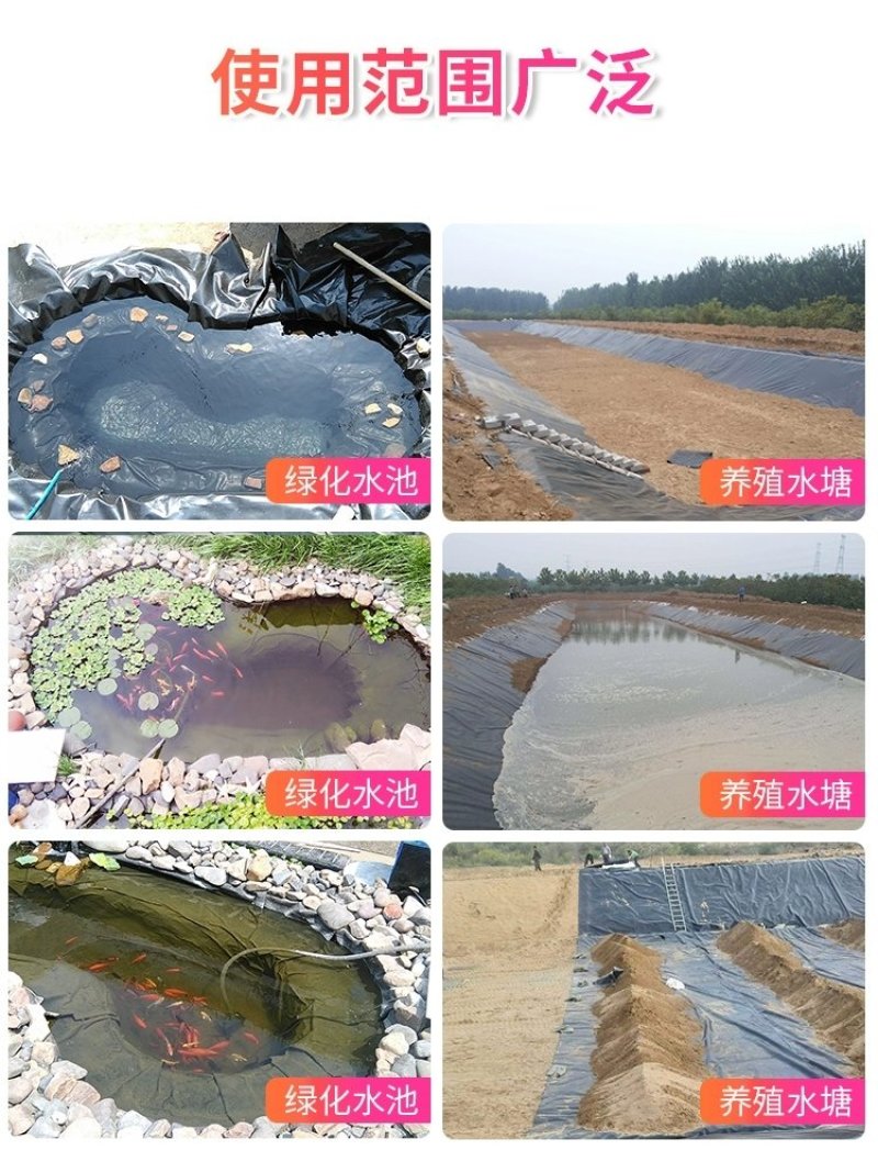 鱼塘藕塘防渗膜水池防渗膜虾塘防渗膜土工膜