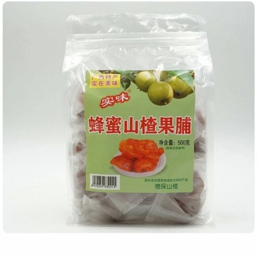 德保蜂蜜山楂果脯酸甜可口回味无穷