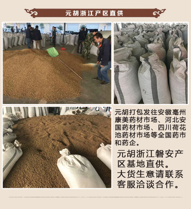 元胡延胡索出售浙江产元胡