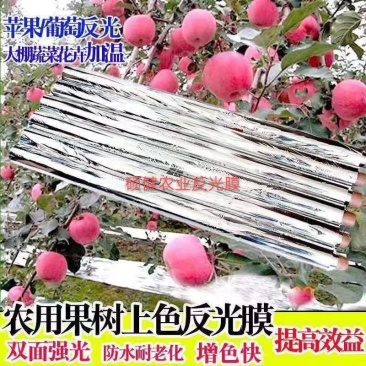 万福通苹果反光膜地膜葡萄苹果桃子打孔镀铝反光膜