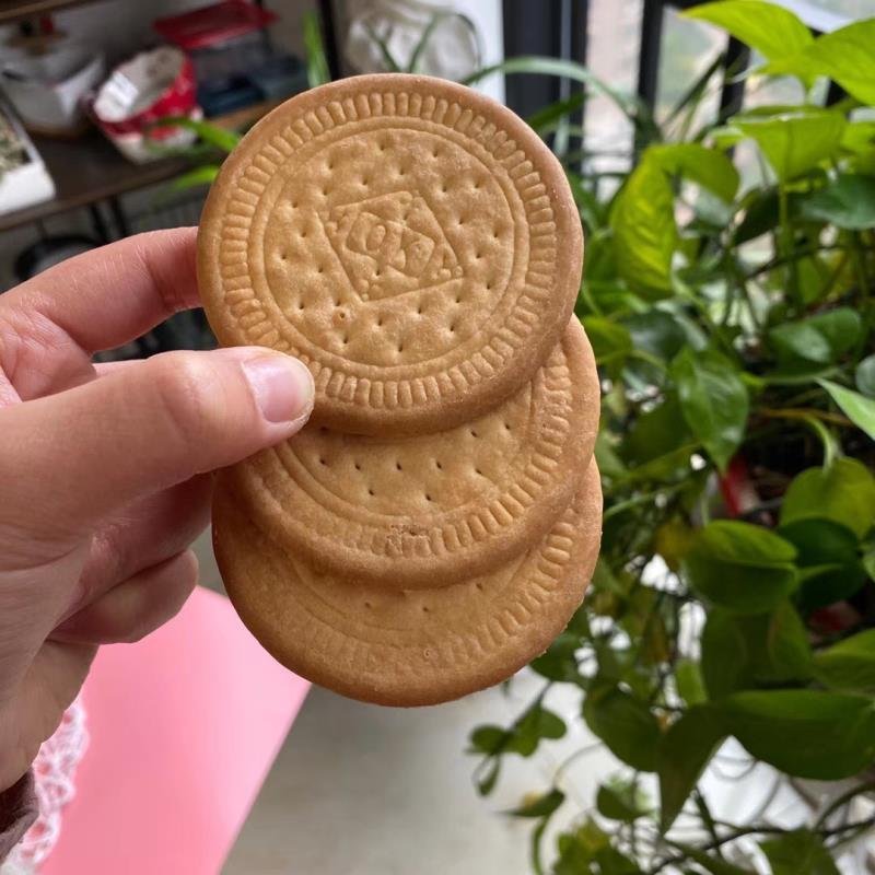 叮咚熊鲜乳大饼薄脆饼1提800g整箱内独立包装包邮代发