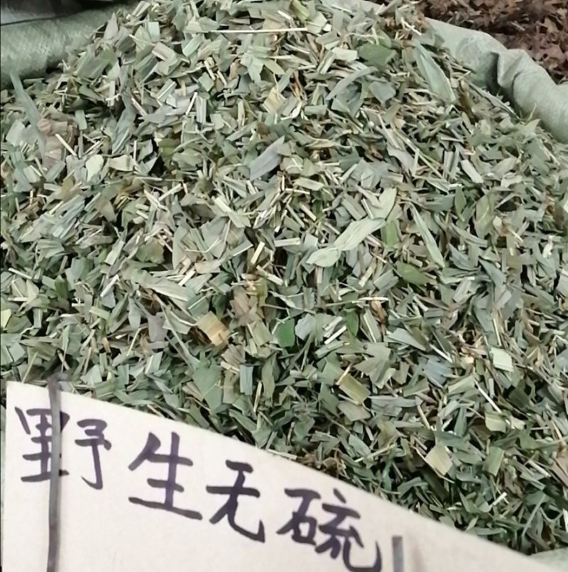 淡竹叶，青绿切片竹叶，颜色漂亮干度好，大量现货供应