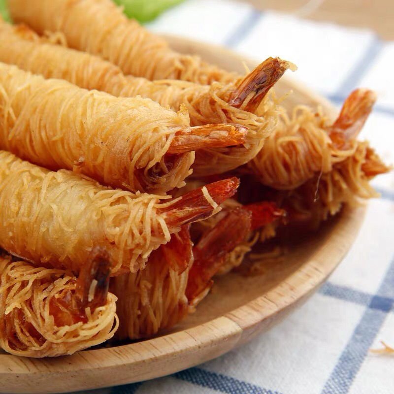 面线虾千丝万缕面线虾黄金面线虾油炸小零食